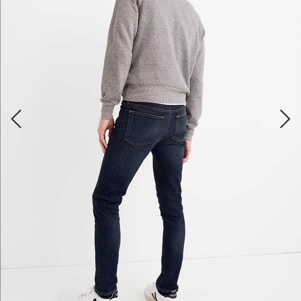 NWOT Madewell Mens Skinny Jeans in Henry Wash